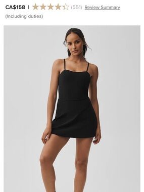 ALOsoft courtside tennis dress